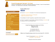 Tablet Screenshot of praenatalmedizin-darmstadt.de
